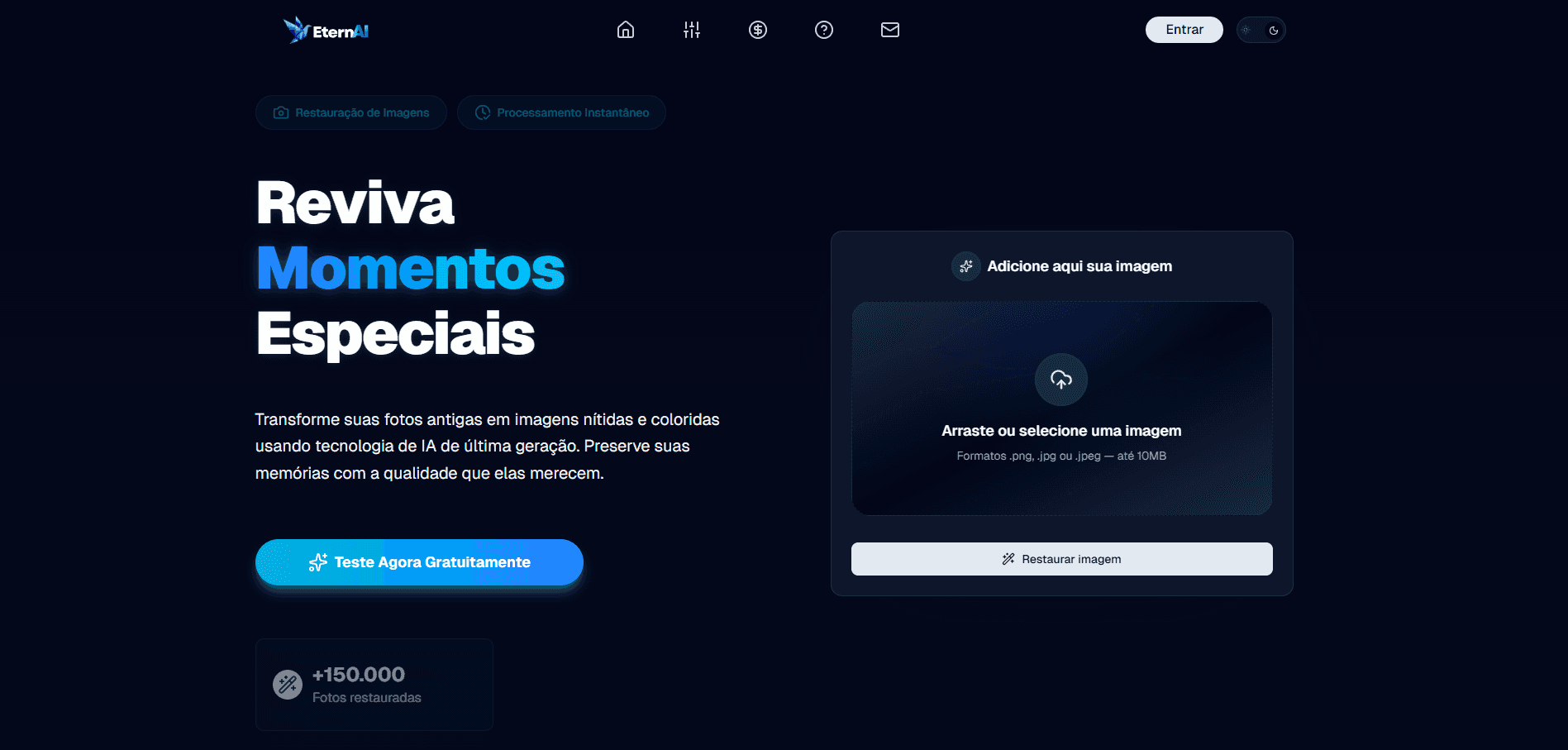 EternAI: Restauração GenAI de Memórias Históricas